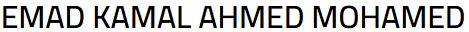 EMAD KAMAL AHMED MOHAMED